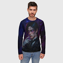 Лонгслив мужской Себастьян Михаэлис реализм, цвет: 3D-принт — фото 2