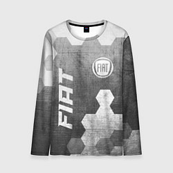 Лонгслив мужской Fiat - grey gradient вертикально, цвет: 3D-принт
