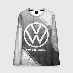 Мужской лонгслив Volkswagen - grey gradient