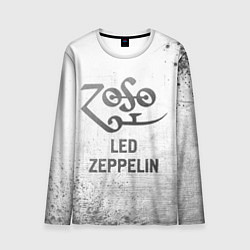 Мужской лонгслив Led Zeppelin - white gradient