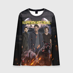 Мужской лонгслив Supernatural - true hunters