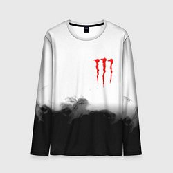 Лонгслив мужской Monster energy splash smoke, цвет: 3D-принт