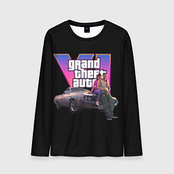 Лонгслив мужской GTA VI, цвет: 3D-принт