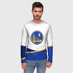 Лонгслив мужской Golden State Warriors - NBA, цвет: 3D-принт — фото 2