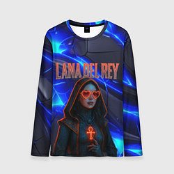 Лонгслив мужской Lana Del Rey киберпанк, цвет: 3D-принт