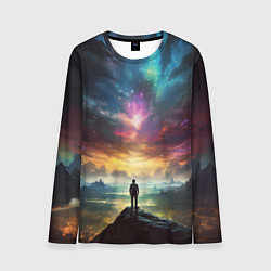 Мужской лонгслив Shocking the cosmos