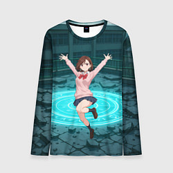 Лонгслив мужской Радостная Сиратори Айра в прыжке, цвет: 3D-принт