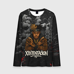 Мужской лонгслив XXXTentacion со скрещенными руками