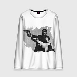 Лонгслив мужской Леон рисунок, цвет: 3D-принт