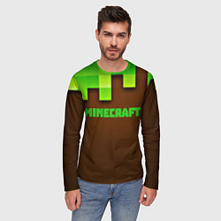 Лонгслив мужской Minecraft forever, цвет: 3D-принт — фото 2