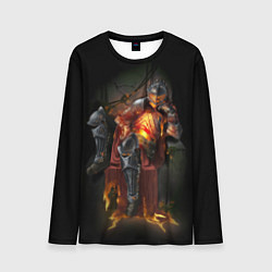 Лонгслив мужской Дарк Соул рыцарь, цвет: 3D-принт