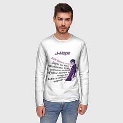 Лонгслив мужской J-Hope - BTS, цвет: 3D-принт — фото 2