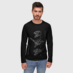 Лонгслив мужской Евангелион Eva, цвет: 3D-принт — фото 2