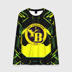 Мужской лонгслив Янг Бойз спортивная геометрия линии