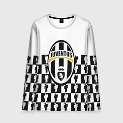 Лонгслив мужской Juventus болельщики паттерн, цвет: 3D-принт