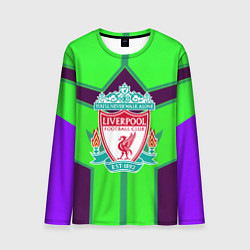 Мужской лонгслив Liverpool геометрия текстура спорт