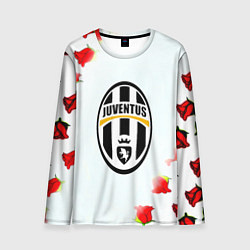 Мужской лонгслив Ювентус розы