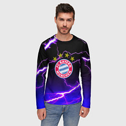 Лонгслив мужской Bayern Mnchen молнии шторм, цвет: 3D-принт — фото 2