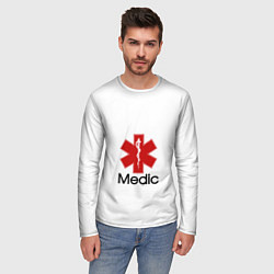 Лонгслив мужской Медик, цвет: 3D-принт — фото 2