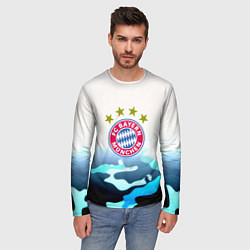 Лонгслив мужской Бавария Мюнхен камуфляж, цвет: 3D-принт — фото 2