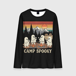 Мужской лонгслив Приведения на кемпинге