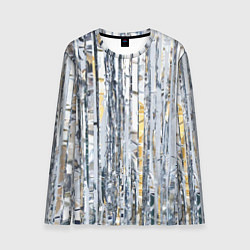 Мужской лонгслив Новогодний дождик