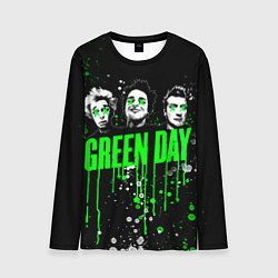 Лонгслив мужской Green Day: Acid Colour, цвет: 3D-принт