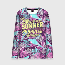 Лонгслив мужской Summer paradise 2, цвет: 3D-принт