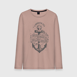 Мужской лонгслив Гладкое море