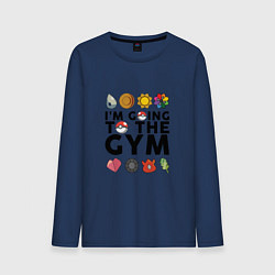 Мужской лонгслив Pokemon Im going to the gym (black)