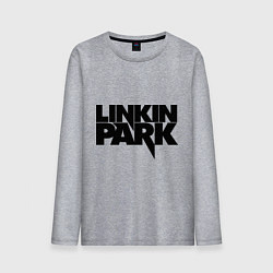 Лонгслив хлопковый мужской Linkin Park, цвет: меланж