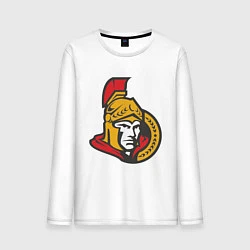 Лонгслив хлопковый мужской Ottawa Senators, цвет: белый