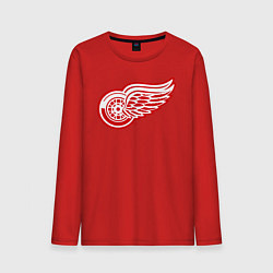 Лонгслив хлопковый мужской Detroit Red Wings, цвет: красный