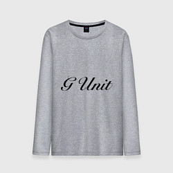 Лонгслив хлопковый мужской G unit, цвет: меланж