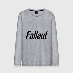 Лонгслив хлопковый мужской Fallout, цвет: меланж