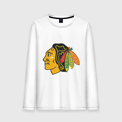 Лонгслив хлопковый мужской Chicago Blackhawks: Kane, цвет: белый