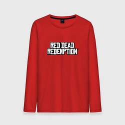 Лонгслив хлопковый мужской Red Dead Redemption цвета красный — фото 1