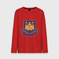 Лонгслив хлопковый мужской West Ham United, цвет: красный