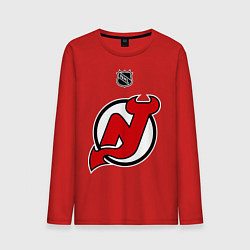 Лонгслив хлопковый мужской New Jersey Devils: Kovalchuk 17, цвет: красный