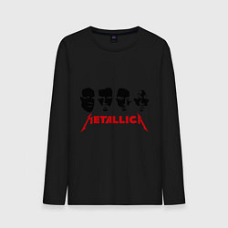Лонгслив хлопковый мужской Metallica (Лица), цвет: черный