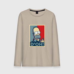 Мужской лонгслив D'oh Poster