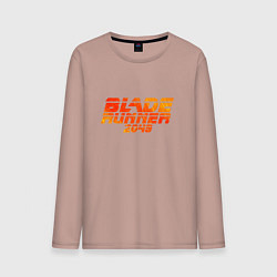 Лонгслив хлопковый мужской Blade Runner 2049, цвет: пыльно-розовый