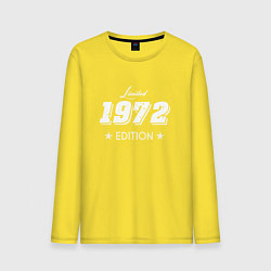 Лонгслив хлопковый мужской Limited Edition 1972, цвет: желтый