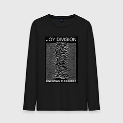 Лонгслив хлопковый мужской Joy Division: Unknown Pleasures цвета черный — фото 1