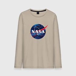 Мужской лонгслив NASA: Cosmic Logo