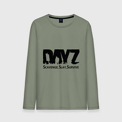 Лонгслив хлопковый мужской DayZ: Slay Survive, цвет: авокадо