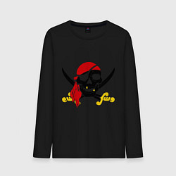 Мужской лонгслив Пиратская футболка