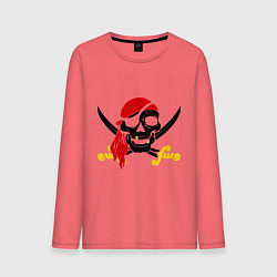 Мужской лонгслив Пиратская футболка