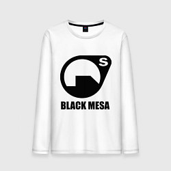 Лонгслив хлопковый мужской HL: Black mesa, цвет: белый