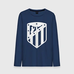 Лонгслив хлопковый мужской FC Atletico Madrid, цвет: тёмно-синий
